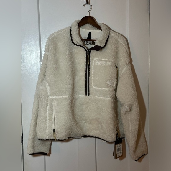 NWT The North Face Women's Extreme Pile Pullover Gardenia White XXL - Picture 5 of 14